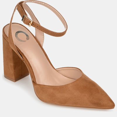 Journee Collection Collection Women's Tyyra Pump In Brown