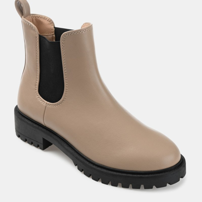 Journee Collection Collection Women's Tru Comfort Foam Kenova Bootie In Taupe