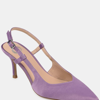 Journee Collection Women's Knightly Pump In Purple