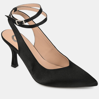 Journee Collection Marcella Ankle Strap Pump In Black