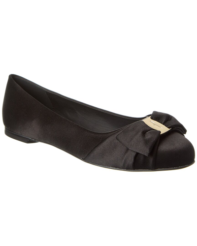 FERRAGAMO FERRAGAMO VARINA SATIN FLAT