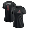 NIKE NIKE ALEK THOMAS BLACK ARIZONA DIAMONDBACKS 2024 FUSE NAME & NUMBER T-SHIRT