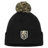 ADIDAS ORIGINALS ADIDAS BLACK VEGAS GOLDEN KNIGHTS COLD.RDY CUFFED KNIT HAT WITH POM