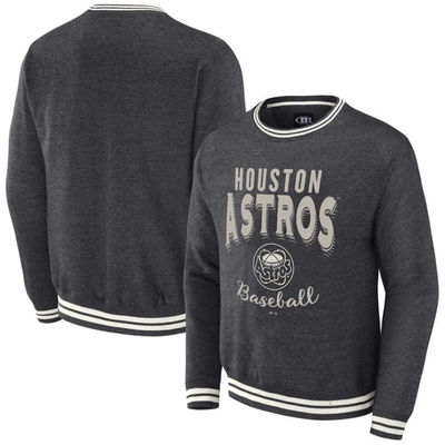 Darius Rucker Collection By Fanatics Heather Charcoal Houston Astros Vintage Pullover Sweatshirt