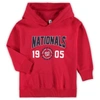 SOFT AS A GRAPE TODDLER SOFT AS A GRAPE RED WASHINGTON NATIONALS WORDMARK PULLOVER HOODIE