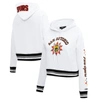 PRO STANDARD PRO STANDARD WHITE SAN ANTONIO SPURS 2023/24 CITY EDITION CROPPED PULLOVER HOODIE