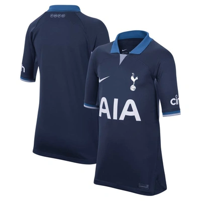 Nike Tottenham Hotspur 2023/24 Stadium Away Big Kids'  Dri-fit Soccer Jersey In Blue