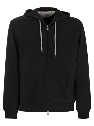 Brunello Cucinelli Interlock Sweatshirt In Black