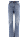 Chloé Foggy High-rise Jeans With Monogram-charm