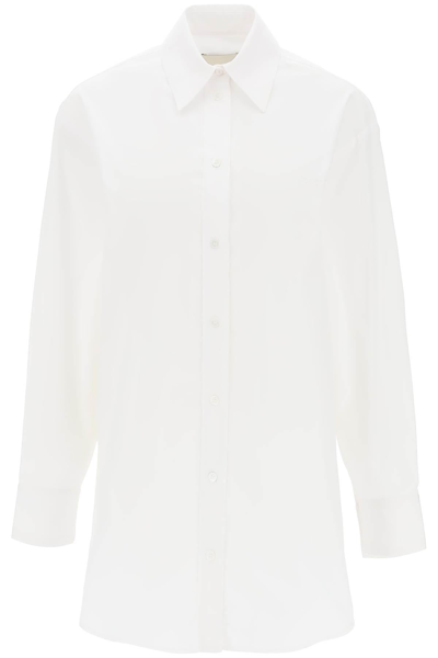 Isabel Marant Cylvany Maxi Shirt In White