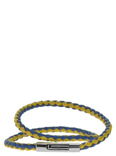 TOD'S TOD'S MY COLORS 2 TURN LEATHER BRACELET
