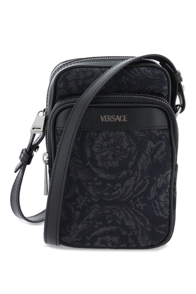 Versace Athena Barocco Crossbody Bag In Multicolor