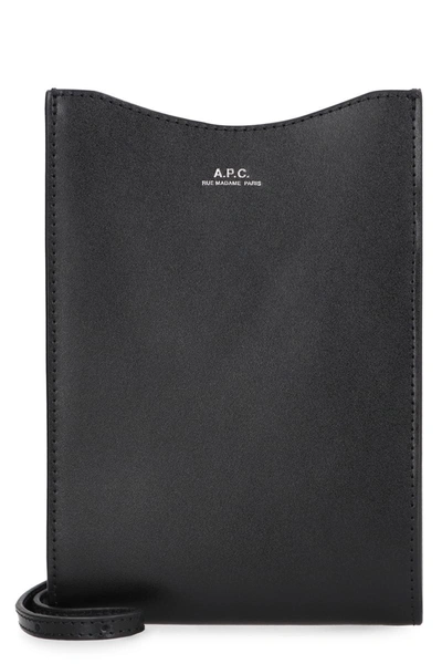 Apc A.p.c. Jamie Mini Crossbody Bag In Black
