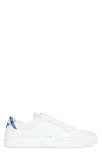 BURBERRY BURBERRY LEATHER LOW-TOP SNEAKERS
