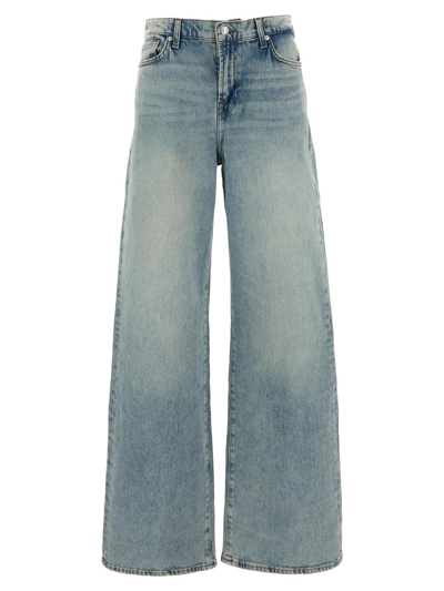 7 For All Mankind Denim Trouser In Blue