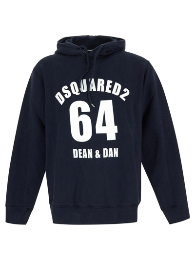 Dsquared2 Logo Sweatshirt In Blue