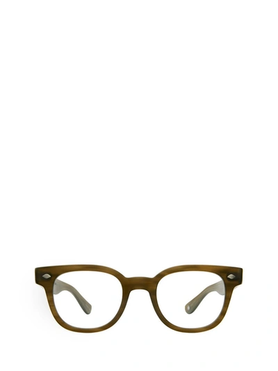 Garrett Leight Canter Olive Male Eyeglasses