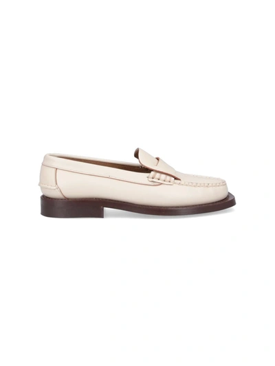 Hereu Flat Shoes In White