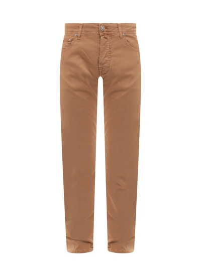 Jacob Cohen Trouser In Brown