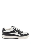PALM ANGELS PALM ANGELS 'PALM UNIVERSITY' TWO-TONE LEATHER SNEAKERS