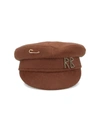 Ruslan Baginskiy Flat Top Soft Texture Safety Pin Detail In Beige