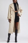 OPEN EDIT BELTED TRENCH COAT