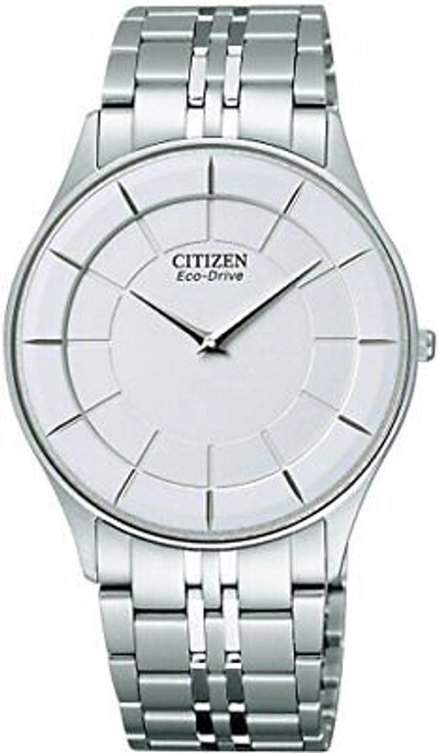 Pre-owned Citizen Collection Ar3010-65a Eco-drive Men's Watch Stainless Steel Silver