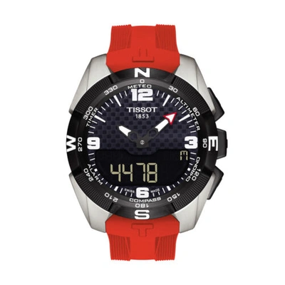 Pre-owned Tissot Men's T0914204705703 T-tsolar Quartz Watch