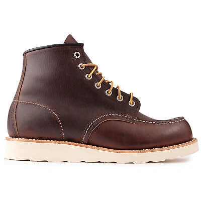 Pre-owned Red Wing Shoes Redwing Mens 8138 6` Heritage Toe Work Chukka Boots Brown