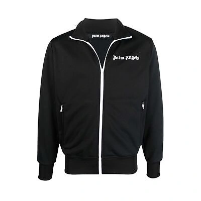 Pre-owned Palm Angels Classic Track Jacket Black/white Ss22