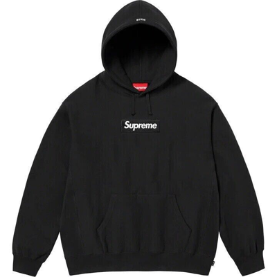 Pre-owned Supreme Bogo Box Logo Hoodie Sweatshirt Black Fw23 Size Small Confirmed Order