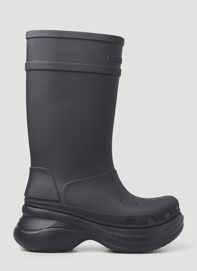 Balenciaga X Crocs Rain Boots In Black