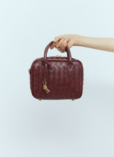 Bottega Veneta Women Small Getaway Handbag In Burgundy