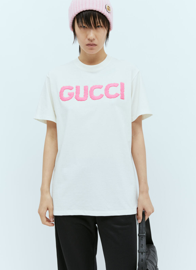 Gucci Oversized Cotton Jersey T-shirt In White