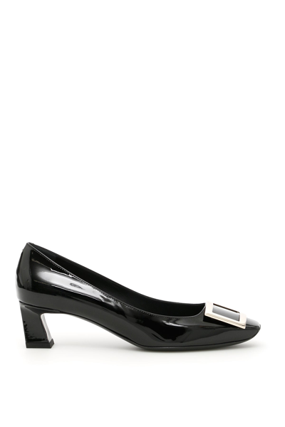 Roger Vivier Trompette Buckle Pumps In Black