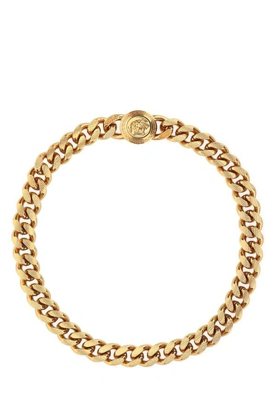 Versace Man Gold Metal Necklace
