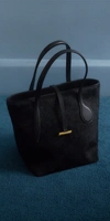 LITTLE LIFFNER SPROUT TOTE MINI BLACK CALF HAIR