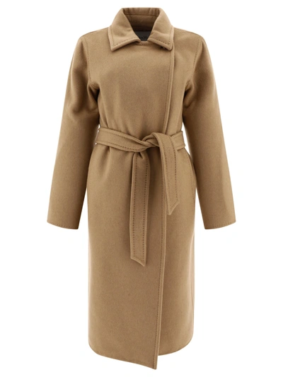 Max Mara Manuela Icon Coat In Beige