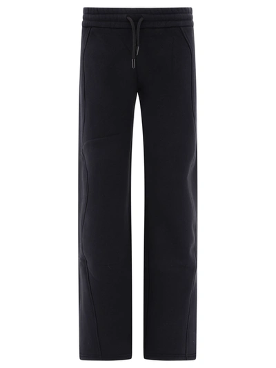 Off-white Off White Women Round Joggers In Cotton Jersey In Black