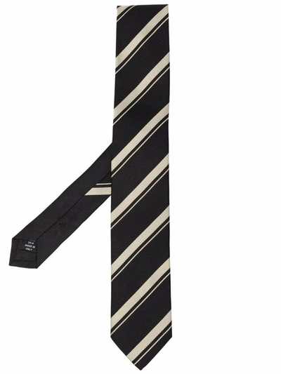 Dries Van Noten Tie In Black