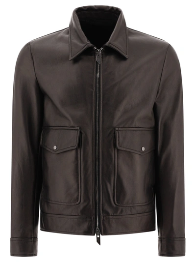 SALVATORE SANTORO SALVATORE SANTORO LEATHER BIKER JACKET