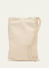 THE ROW SMALL BOURSE PHONE CASE CROSSBODY BAG IN DEERSKIN LEATHER