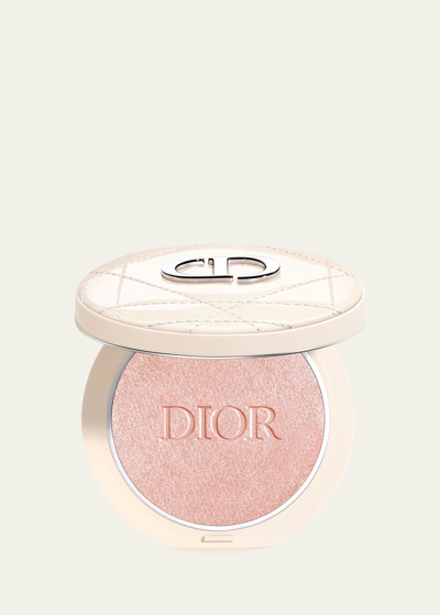 Dior Forever Couture Luminizer Highlighter Powder In 02 Pink Glow - A Radiant Pink