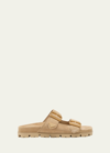Prada Sandals In Ecru
