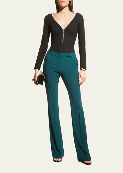 Alexander Mcqueen Classic Suiting Pants In Sapphire