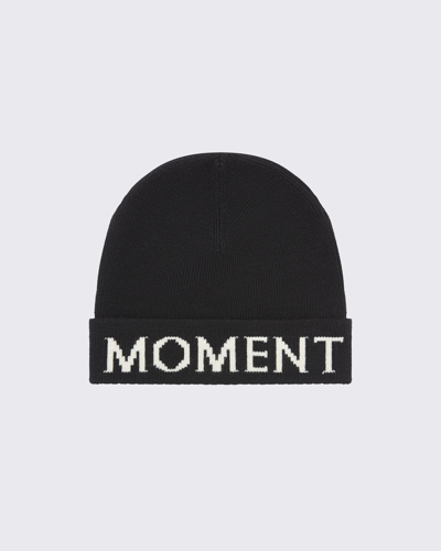 Perfect Moment Pm Merino Wool Beanie Onesize In Black