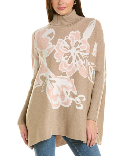 Joseph A Turtleneck Tunic Sweater In Beige