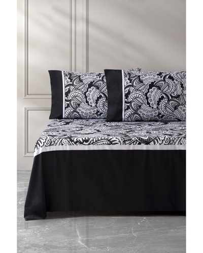 BROOKS BROTHERS BROOKS BROTHERS PAISLEY COTTON SATEEN SHEET SET