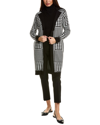 T Tahari Knit Jacket In Black