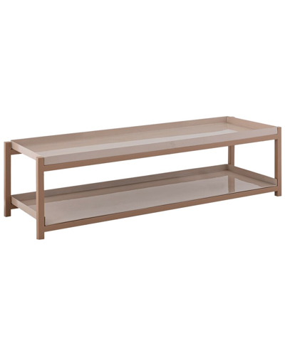Happimess Industrial Compact 10.75in 6-pair 2-tier Shoe Rack In Neutral